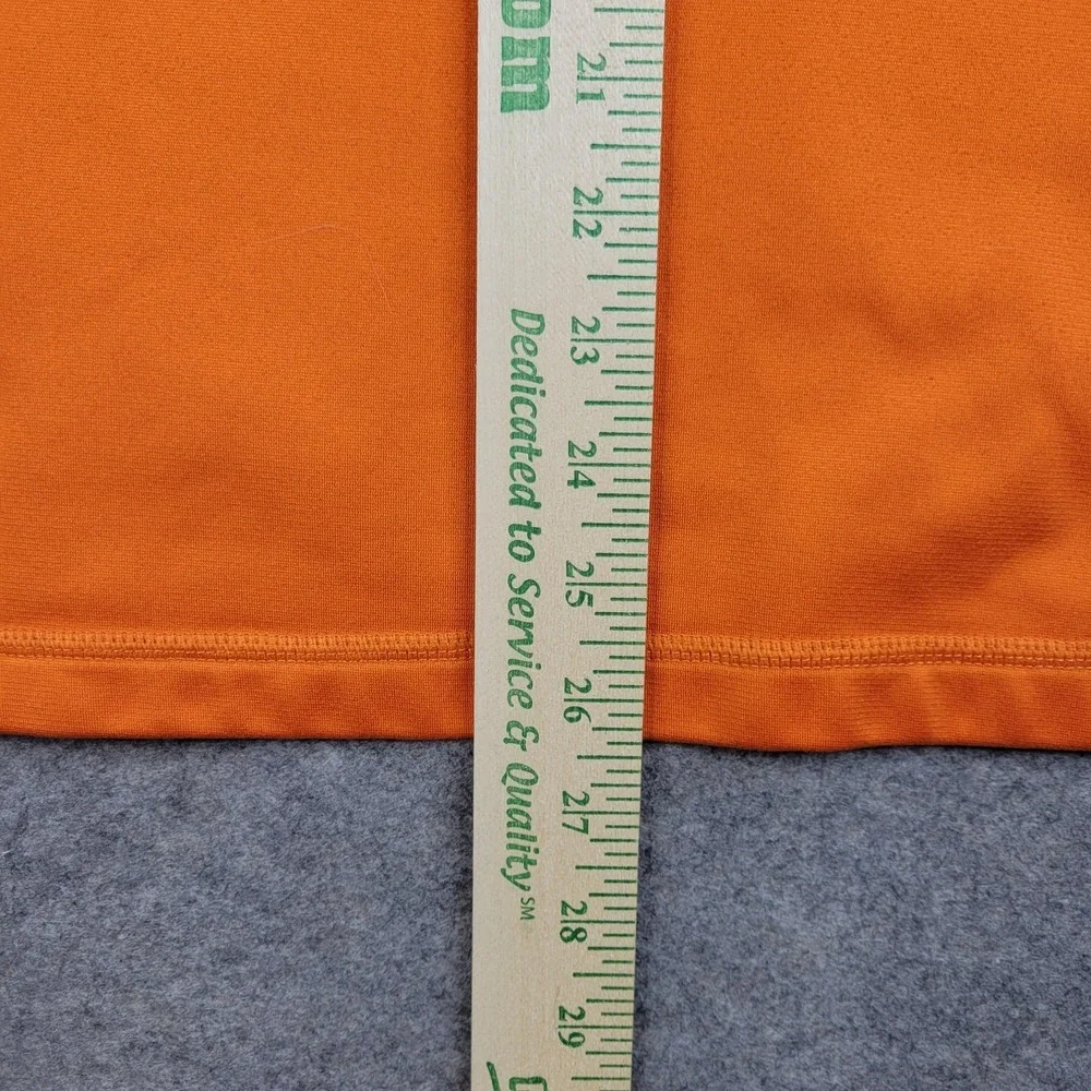 The North Face Pullover Mens Small Orange 1/4 Zip Long Sleeve Top‎ NF0A2V6J
